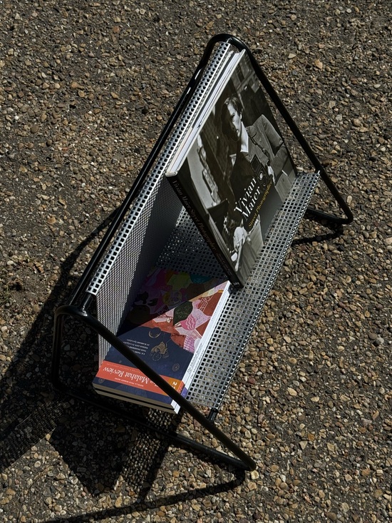 Pilastro Zwanenburg Other - Genuine Rare Metal c1950s Vintage Book Magazine Rack by Pilastro Zwanenburg